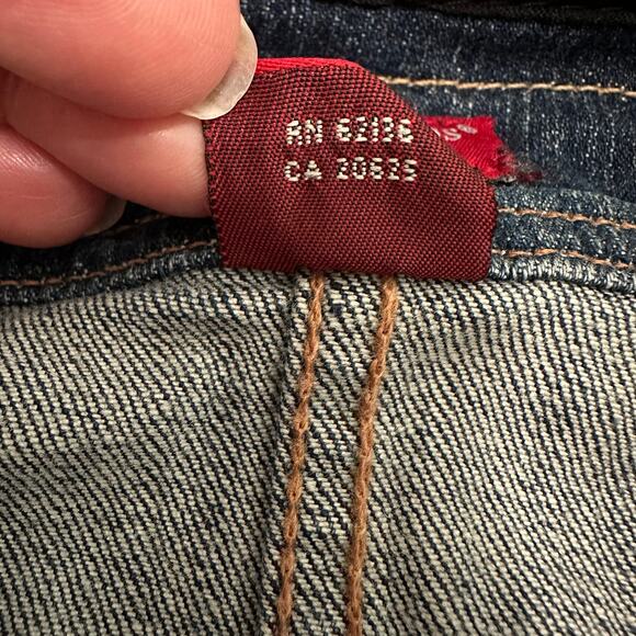 Vintage Y2K Guess Jeans Denim Vest With Faux Fur Trim Size Large - Picture 13 of 16